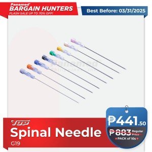 Bargain Hunters - Top Spinal Needle G19 sold by 10s